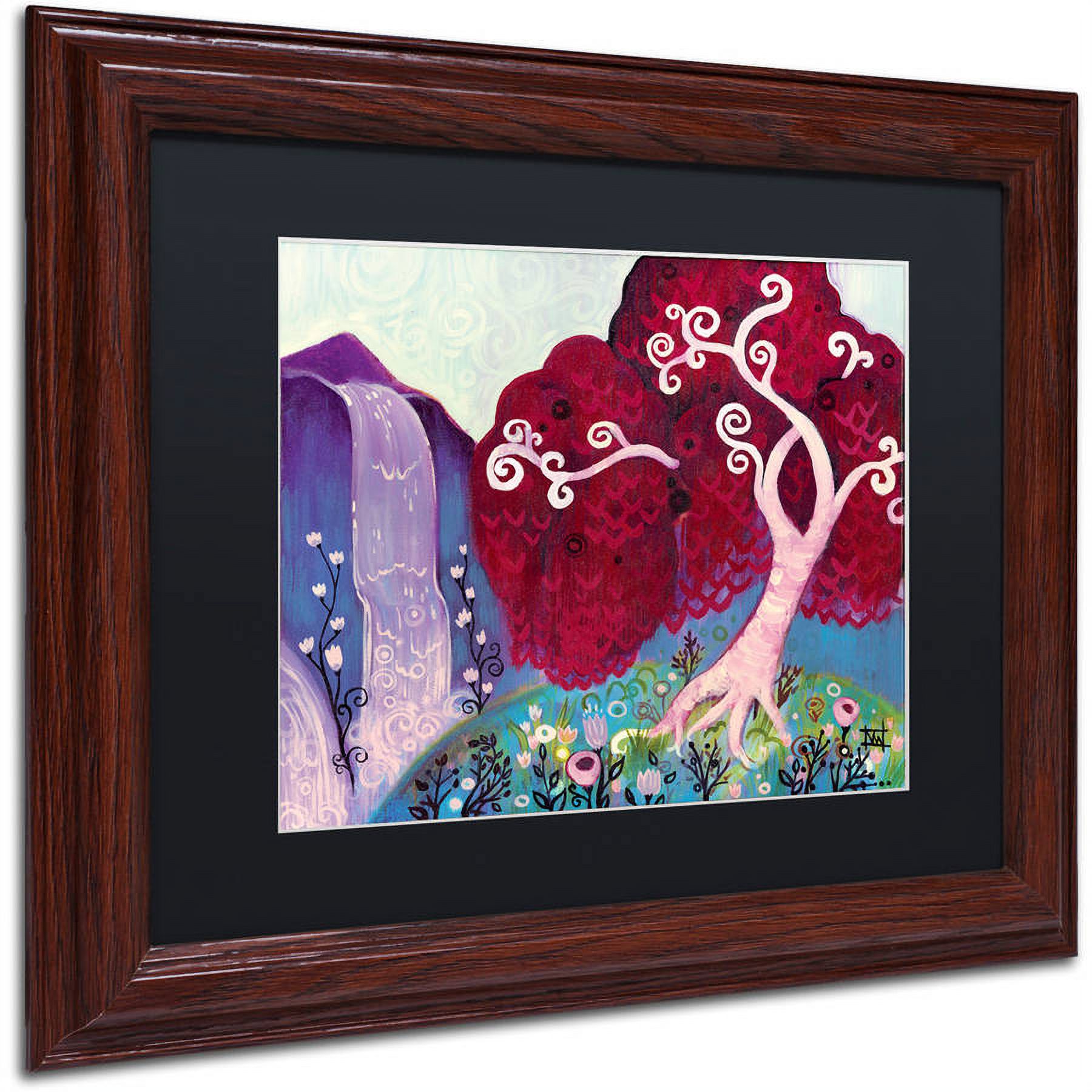 Trademark Fine Art "31" Canvas Art by Natasha Wescoat, Black Matte, Wood Frame
