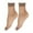 Coffee, variant on ZHENHONG No-show Socks for Women Ladies Ultra Thin Anti Hook Wear Transparent Flesh Colored Breathable Crystal Short Stockings