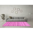 thumbnail image 3 of Ahgly Company Indoor Square Oriental Pink Modern Area Rugs, 4' Square, 3 of 4