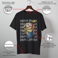 thumbnail image 3 of Men's Despicable Me Minions Banana Repeat Graphic Tee Black 5X Large, 3 of 9