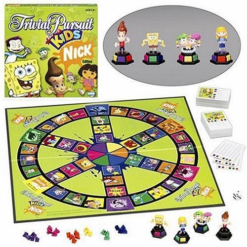 Trivial Pursuit For Kids Nickelodeon Edition Walmart Com Walmart Com