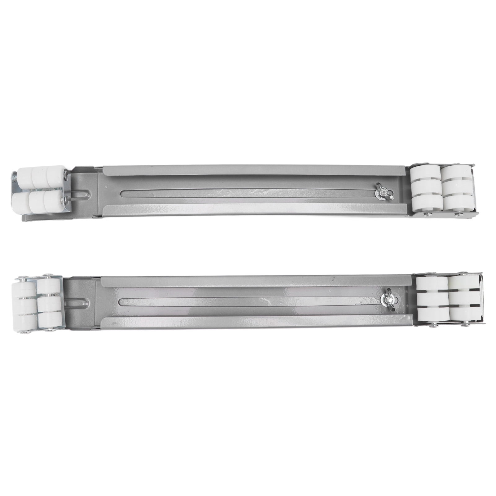 Rupoun Heavy Duty Extensible Appliance Roller Load Bearing 661 Lbs / 300 kg Universal Wheels Base Slider for Washer Furniture Silver
