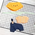 thumbnail image 1 of Disfraces de ropa para muñecas de felpa de 17cm, cómodos, sombrero, bufanda, pantalones, conjunto de camisa, accesorios para fotos, trajes elegantes y, 1 of 9