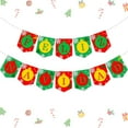 thumbnail image 2 of Feliz Navidad Banner, Red & Green Christmas Party Decorations, Mexican Spanish Feliz Navidad Signs Merry Christmas Garland Happy Holidays Party Supplies, 2 of 6