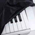 thumbnail image 3 of 88 Key Keyboard Dust Cover - Stretchable Fabric Protector for Digital Piano & Electronic Keyboards (Black) - Universal Fit with Storage Bag, 3 of 5