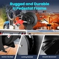 thumbnail image 6 of Retractable Fuel Hose Reel with Refueling Nozzle, 300 PSI Industrial Auto Swivel Hose Reel, 1" x 50ft Spring Driven Diesel Heavy Duty Steel Construction Reel for Ship Vehicle Tank Truck, 6 of 8