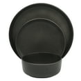 thumbnail image 5 of Gibson Elite Pasco 12 Piece (Service for 4) Plates and Bowls Reactive Glaze Dishes Stoneware Ceramic Dinnerware Set - Black, 5 of 10