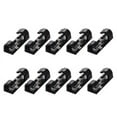 thumbnail image 3 of Pompotops Black/white/transparent 10pc self-adhesive desktop cable organizer fixing clamp, Home Savings!, 3 of 4
