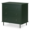 thumbnail image 2 of Moe's Home Collection Reagan 3 Drawer Nightstand Deep Green Wood Nightstands, 2 of 6