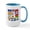 White/Blue Inside, variant on CafePress - Canadian Provinces Mugs - 15 oz Ceramic Large White Novelty Mug