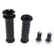thumbnail image 5 of Empuñaduras de de diamante para manillar de motocicleta de 7/8 '' y 22 mm con extremo de barra negro kusrkot Grados de mano Thumb Thumb Thumb, 5 of 8