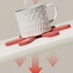 thumbnail image 5 of Advancent Tapete de resistente al calor para árbol de Navidad, 3 piezas, quemaduras de con estilo, tapete aislante plegable Mostrada 3 piezas base redonda, 5 of 6