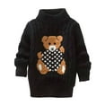 thumbnail image 3 of Chandail d'Hiver pour Garçon Fille Cartoon Bear Tricoté Col Bas, 3 of 7