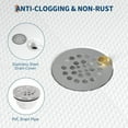 thumbnail image 4 of Bingirl 60x32 Inch Right Drain Shower Pan - Single Threshold Base Non-Slip Textured Surface Lightweight ABS Shower Base Easy Install With Drain Kit, 4 of 8