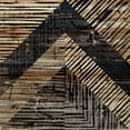 thumbnail image 2 of "Patterned Shapes" Painting Print on Natural Pine Wood, 2 of 7