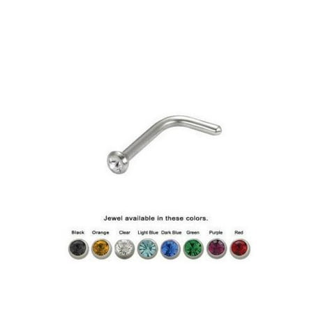 Nose Stud Screw Body Jewelry Jeweled