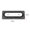 thumbnail image 2 of Unique Bargains 76×27mm Speaker Passive Radiator Vibration Plate, Subwoofer Vibration Membrane,  DIY Bass, Low Frequency 2 pcs, 2 of 2