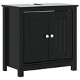 thumbnail image 3 of vidaXL Bathroom Furniture Set Storage Sink Cabinet Mirror BERG Solid Wood Pine, 3 of 98