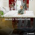 thumbnail image 3 of Fsddascl Red Christmas Blackout Curtains for Bedroom/Living Room, Thermal Insulated Kitchen Curtains, Snowman Xmas Tree Ball Elk Snowflake Grommet Darkening Window Treatment Drapes 27.5"x39"x2, 3 of 6