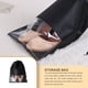 thumbnail image 4 of Cateissary Shoes Bag Wardrobe Wall Drawstring Dust-proof Bags Holder Pocket Cabinet Shoe Organizing Non-woven  Case Fabric Storage Type3, 4 of 6
