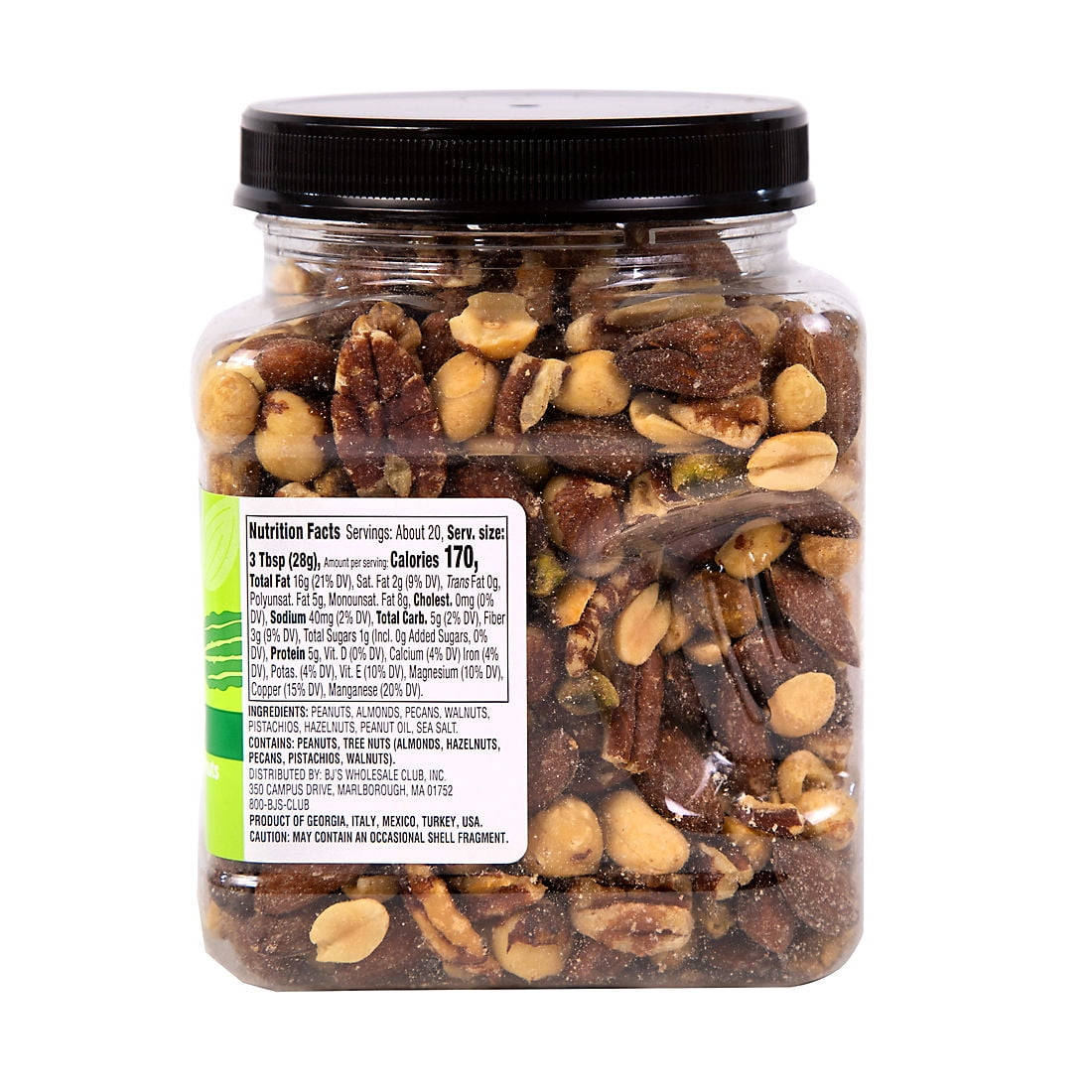 Wellsley Farms Heart Healthy Nut Mix, 20 oz (Pack of 4)