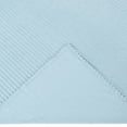 thumbnail image 6 of Better Trends 3-Piece Full/Double Bedspread Set 100% Cotton Chenille, Soft & Cozy Stripe Pattern, All-Season Bedding, Machine Washable (Blue) Jullian Collection, 6 of 6