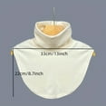 thumbnail image 1 of QJUHUNG Solid Color Turtleneck Fake Collar High Elastic Soft Warm Dicky Collar Winter Thick Coldproof Inside False Collar, 1 of 6
