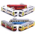 thumbnail image 4 of Modèle Classique de Train en Plastique Tramway Moulé sous Pression Train à Rétrofriction / Jouet Musical LED pour Enfants Développemental Jaune Gris, 4 of 6