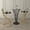 Gold, variant on 28" Counter Height Bar Stools Set of 2, Modern Velvet Barstools with S-shaped Frame, Upholstered Kitchen Island Chairs with Footrest, Gold