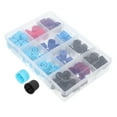 thumbnail image 4 of Shisuyan 77pcs Air Conditioning Valve Core Seal Caps Ac Valve Core Protective Caps Compatible For R134a R12 Ac, 4 of 9