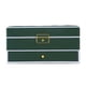 thumbnail image 4 of Joyero expositor de joyas de 2 capas con cajón grande para guardar joyas Verde, 4 of 9