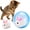 Blue, variant on Self-Rolling Interactive Cat Balls, Moving Mouse Cat Toy Style Animal Pet Rolling Ball, Auto-Rolling Cat Ball with Smart Sensor, Interactive Chase Toy for Indoor Cats (Blue, Mouse)