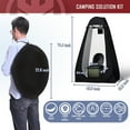 Portable Toilet Kit for Adults,Pop Up Privacy Tent,Large Portable