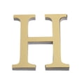 thumbnail image 1 of 3D Acrylic Large Letter Wall Decals For And DIY Interior Design With Gold Logo Art, 1 of 5