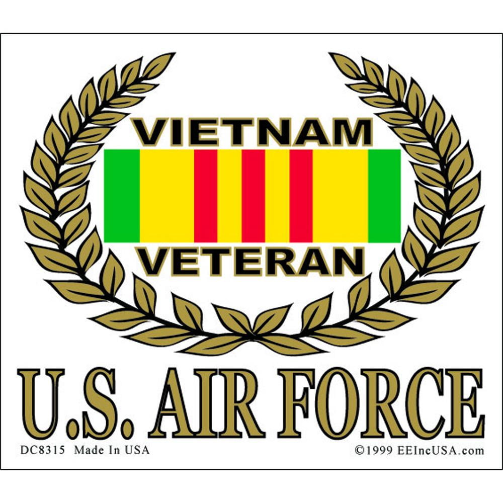 Us Air Force Vietnam Veteran Sticker 3 14x3 12