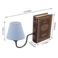 thumbnail image 3 of Kiven Cordless Bookshelf Lamp, 1-Light Rechargeable Bookcase Lighting with Black Fabric Lampshade, Farmhouse Decorative Bookend, Cordless Bookshelf Sconce for Bedside Bookshelf Home Decor DZ0031, 3 of 8