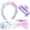Colourful, variant on Spa Headband, Makeup Face Wash Skincare Headbands, 5 Pcs Light Colorful Sponge Bow Tie Get Ready HairBand Facial Wristband Hair Clips Set, Stuff for Teen Girls Women Trendy Hair Accessories