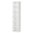 thumbnail image 6 of Tribesigns 6 Tier Bookcase Storage Shelves, 70.9 Inch Tall Narrow Bookcase, Modern Corner Bookcase for Home Office, Living Room, 6 of 7
