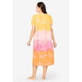 thumbnail image 2 of Only Necessities Plus Size Short Print Shirred Lounger, 2 of 6