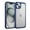 Darkblue, variant on for iPhone 14 Clear Case, [Not Yellowing] [Military-Grade Drop Protection] Lightweight Slim Transparent Phone Case with Metal Lens Frame for iPhone 14 Shockproof Cover, Darkblue