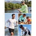 thumbnail image 4 of BASSDASH Men’s UPF 50+ Sun Protection Long Sleeve Shirts Quick Dry Performance SPF UV Shirt for Outdoors Fishing Hiking FS31M, 4 of 10