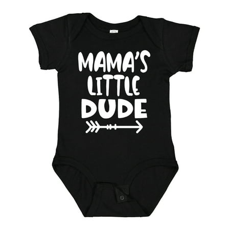 

Inktastic Mama s Little Dude with Arrow Gift Baby Boy Bodysuit
