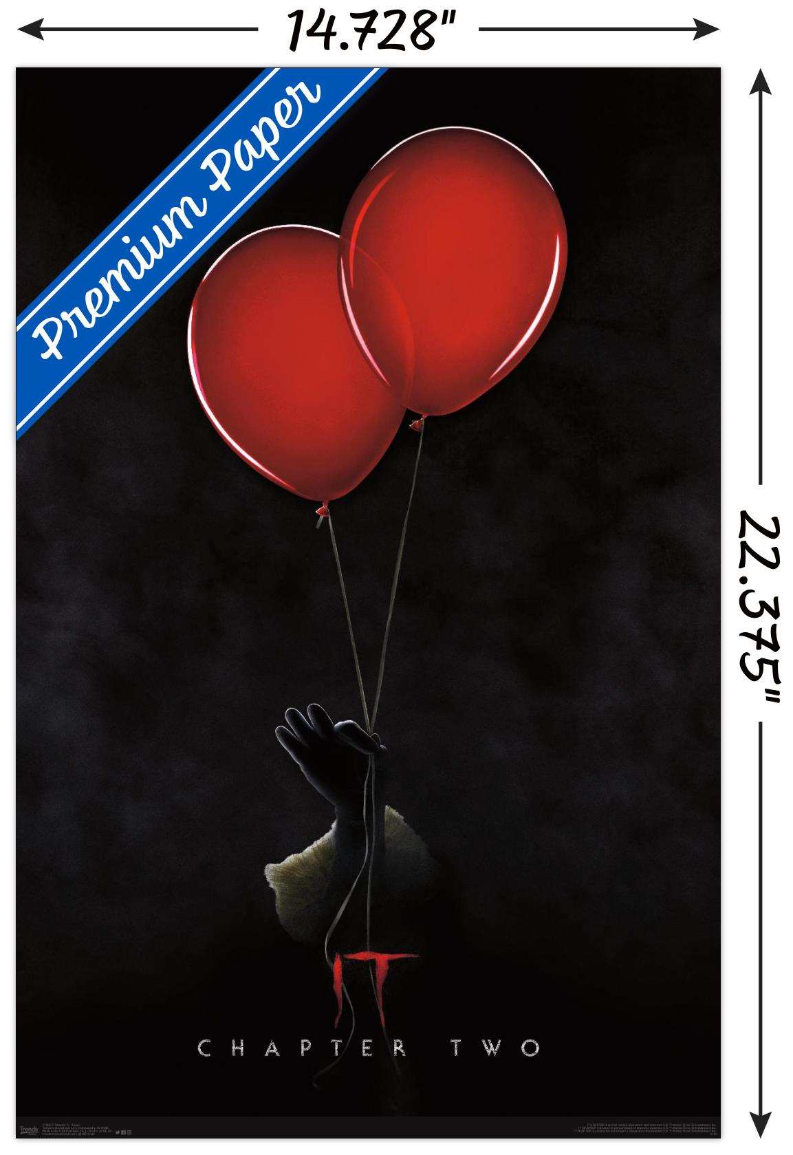 IT: Chapter 2 - Teaser One Sheet Wall Poster, 14.725" x 22.375"
