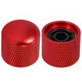 thumbnail image 1 of 2 Pcs Bass Guitar Volume Knob Metal Knobs Component Electric Replacement Parts Red, 1 of 5
