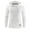 White, variant on Mens Hooded Sweatshirt Long Sleeve Solid Knitted Hoodie Pullover Sweater Casual Gym Hoodies Sweatshirts