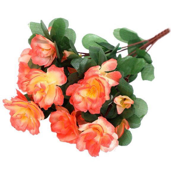 Artificial Azalea Flower Branch Silk Lifelike Decor 32cm