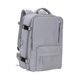 thumbnail image 4 of Bolsa de viaje para mujer, mochila, equipaje de mano, poliéster, homologada para vuelos, bolsa deportiva. Gris, 4 of 9