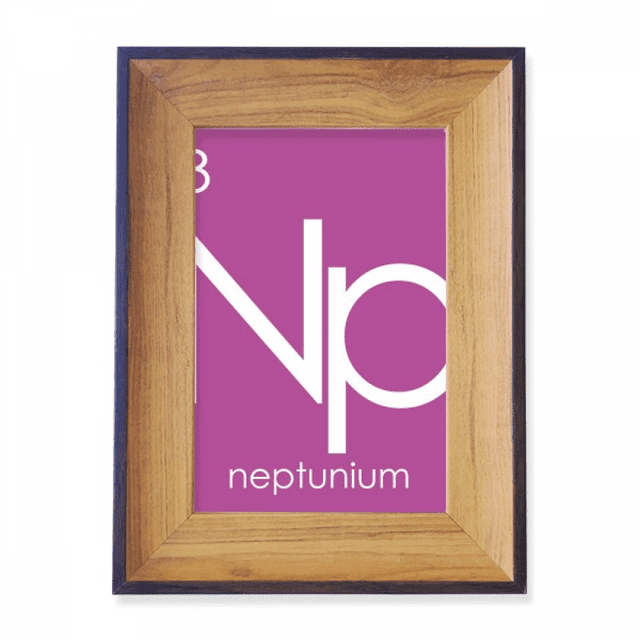 Chestry Elements Period Table Actinide Neptunium Np Photo Frame Exhibition Display Art Desktop Painting