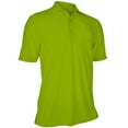 thumbnail image 1 of Monterey Club Men's Drizzle Texture Solid Golf Polo Shirt #1251, 1 of 2