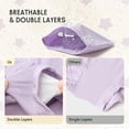thumbnail image 4 of Balabala Girls 3-Pack Soft Cotton Briefs – Apple & Bunny Print Toddler & Kids Underwear, 4 of 6